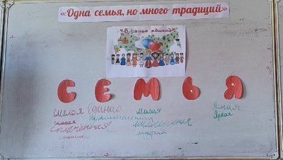 Мероприятие "Одна семья, но много традиций"